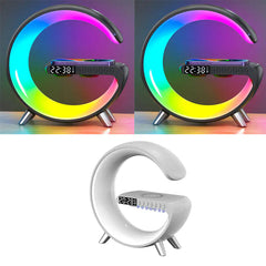 OM FRIDAYS G Clock: Mood Lamp, Wireless Charger and Speaker