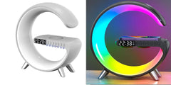 OM FRIDAYS G Clock: Mood Lamp, Wireless Charger and Speaker