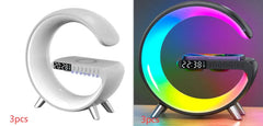 OM FRIDAYS G Clock: Mood Lamp, Wireless Charger and Speaker