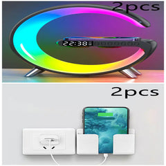 OM FRIDAYS G Clock: Mood Lamp, Wireless Charger and Speaker