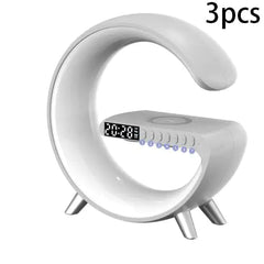 OM FRIDAYS G Clock: Mood Lamp, Wireless Charger and Speaker